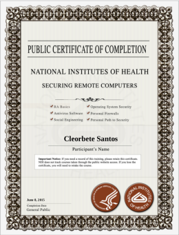 [2015] NIH - Securing Remote Computers