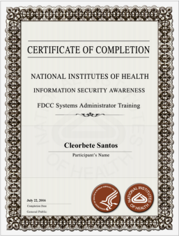 [2016] NIH Information Security Awareness Training